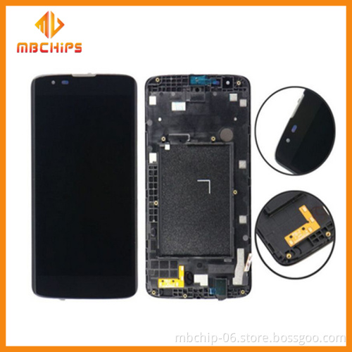 wholesale factory price for LG K7 LG Tribute 5 MS330 lcd touch screen assembly digitizer display complete accessory parts